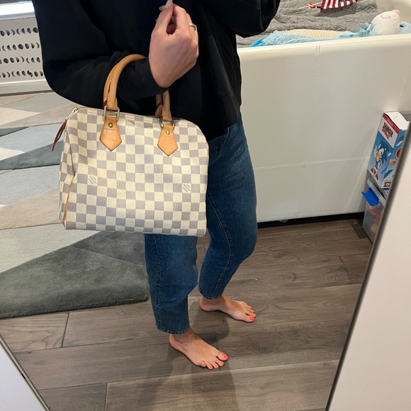 LOUIS VUITTON SPEEDY 25- Damier Azur - Picture 16 of 17
